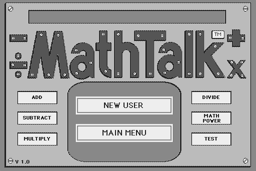 Screenshot for MathTalk v1.0